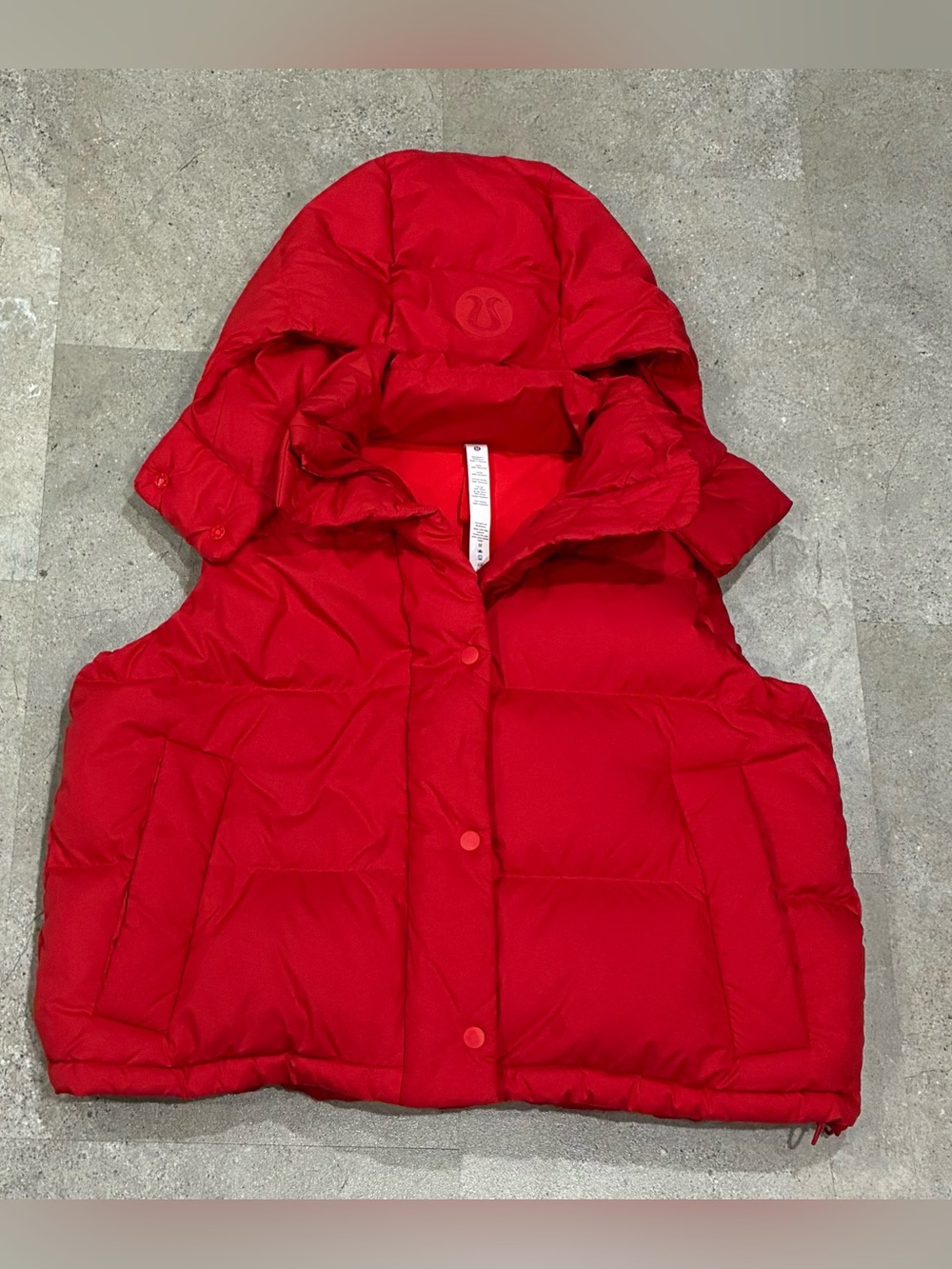 Womens LULULEMON Wunder Puff Down Winter Vest, sz 6